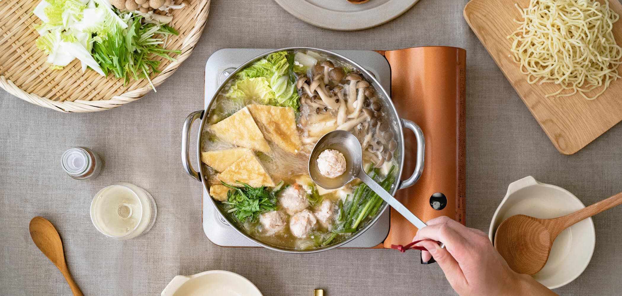 大畠精肉店|鶏つみれ鍋